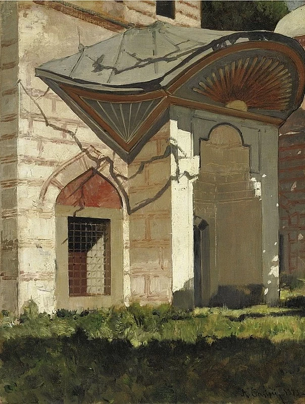PORTA DEL TURBÈ CON SOLE RAGGIANTE